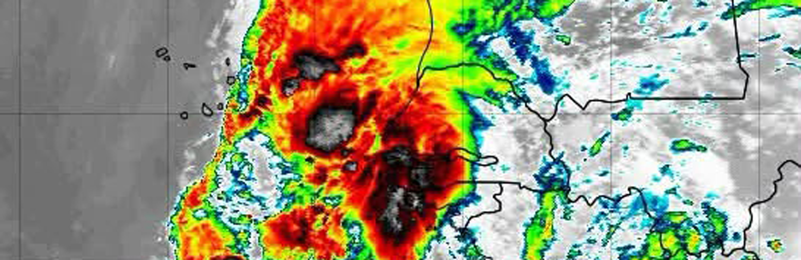 Estado de tempo: Tempestade Gonzalo a 100 km a nordeste do Sal a diminuir de intensidade