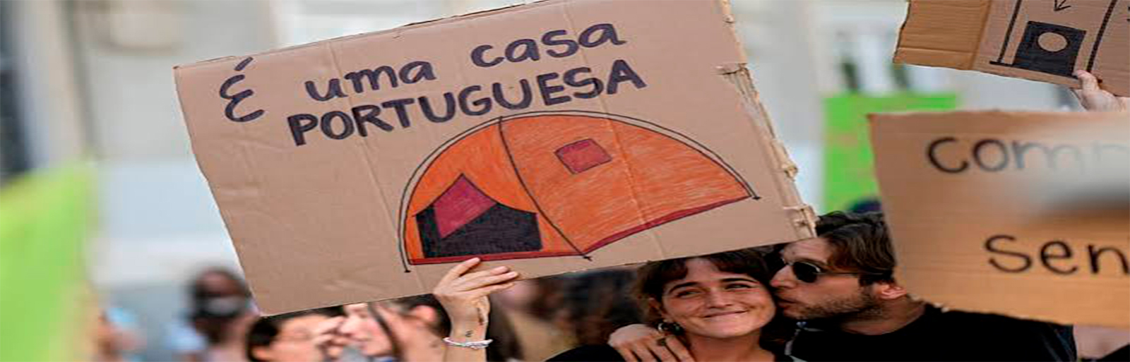 Milhares de pessoas protestam em Portugal pela habitação e prometem nova acampada