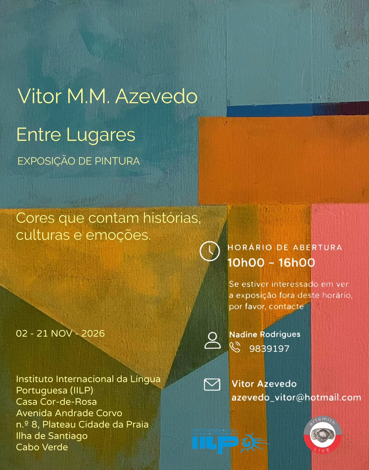 Vítor M. M. Azevedo expõe “Entre Lugares”, no II LP em Cabo Verde