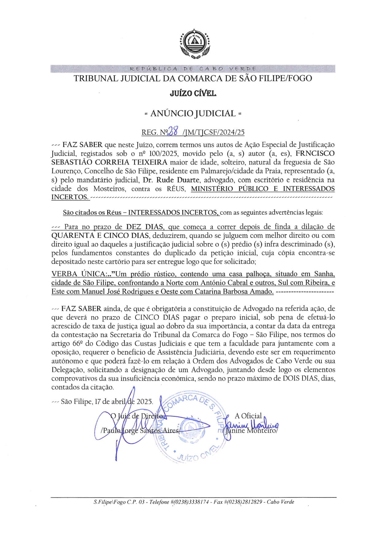 JJ nÂº 100.25 Francisco Teixeira page 0001